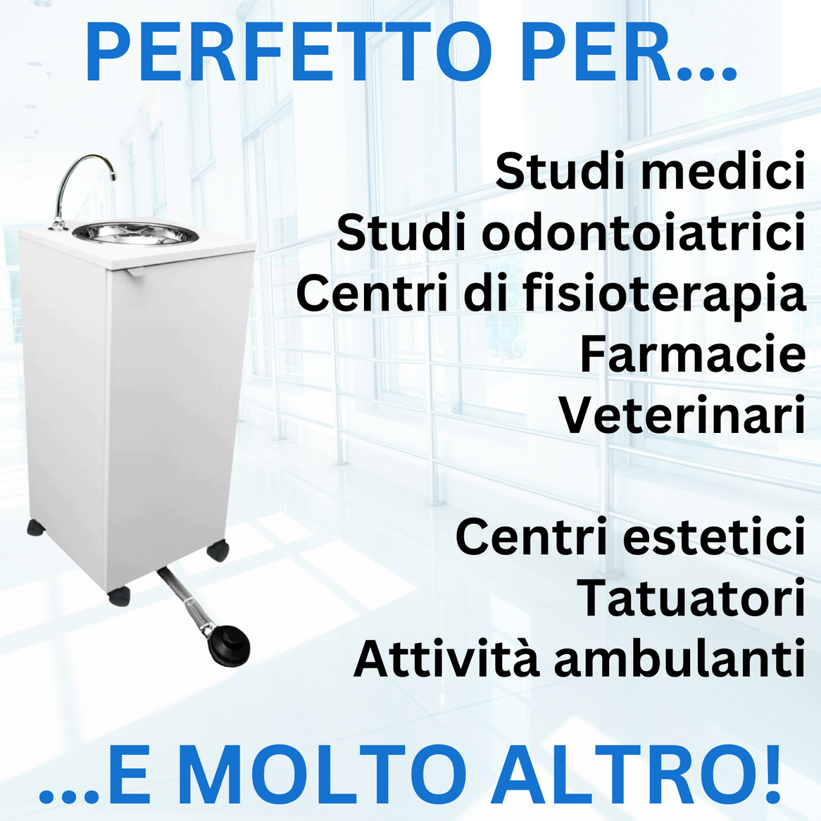 Lavello Autonomo Basic Bianco