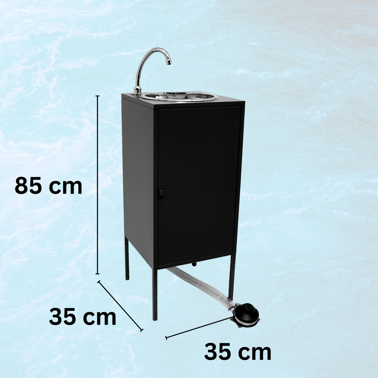 Autonomous sink Mod. Noir