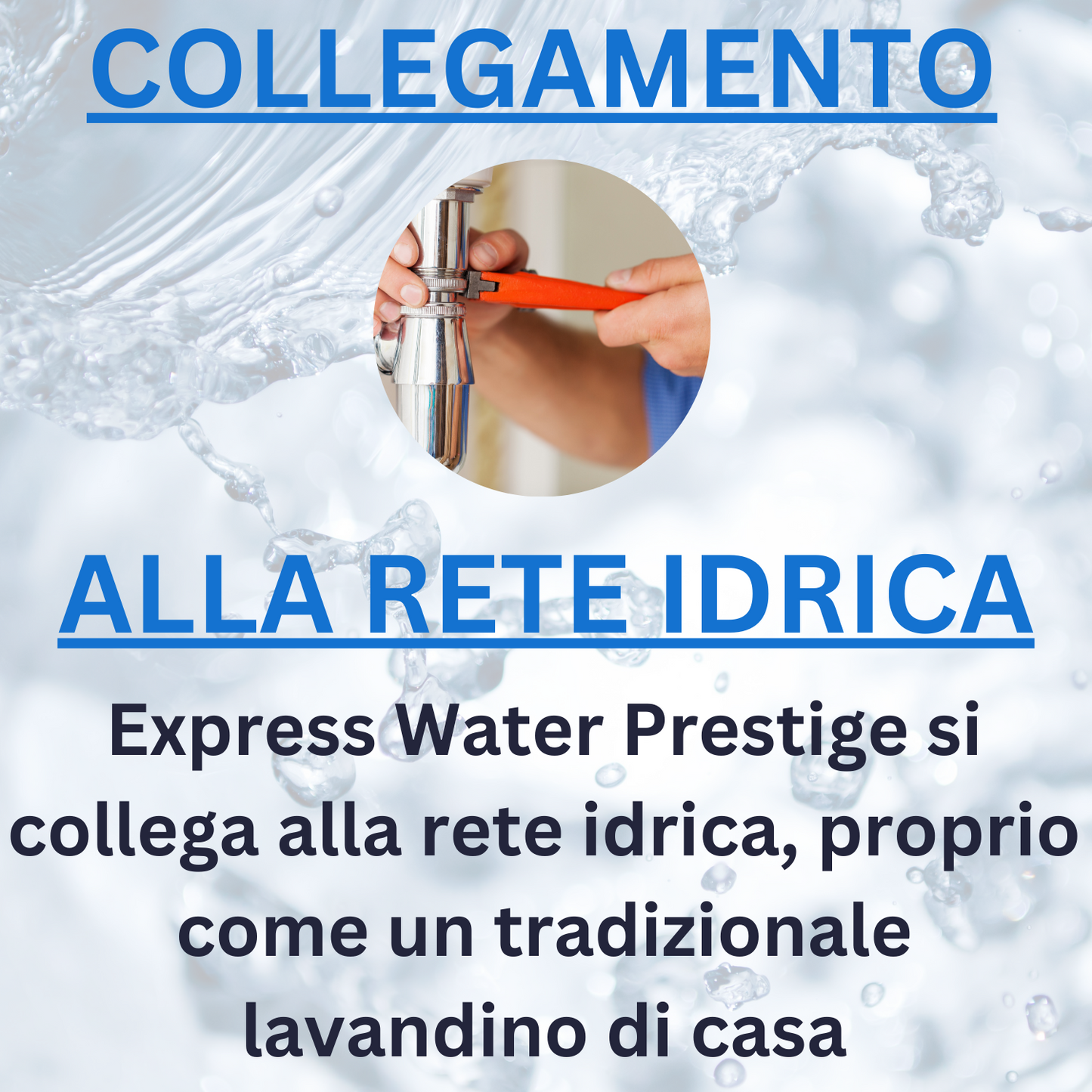 Column sink with accessories