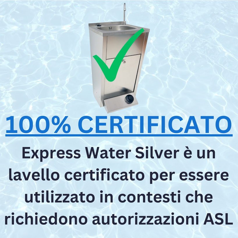 Autonomous sink Mod. Silver