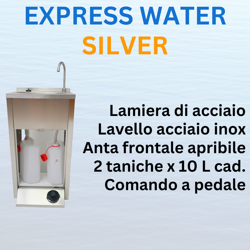 Autonomous sink Mod. Silver