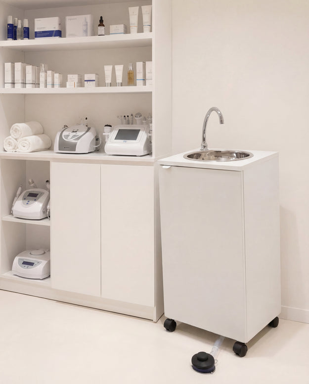 Lavello Autonomo Basic Bianco